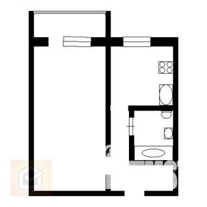 1-к квартира, вторичка, 32м2, 4/4 этаж