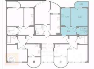 1-к квартира, вторичка, 33м2, 5/5 этаж