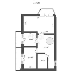 4-к квартира, сданный дом, 140м2, 4/5 этаж