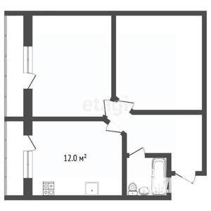 2-к квартира, вторичка, 75м2, 4/11 этаж