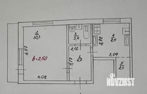1-к квартира, вторичка, 47м2, 9/9 этаж