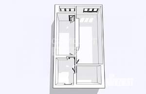 1-к квартира, вторичка, 43м2, 2/12 этаж
