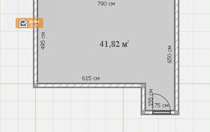 Студия квартира, вторичка, 41м2, 1/6 этаж