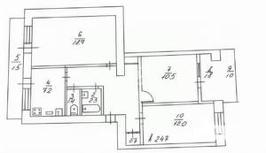 3-к квартира, вторичка, 68м2, 4/5 этаж