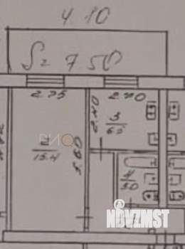 1-к квартира, вторичка, 39м2, 1/4 этаж