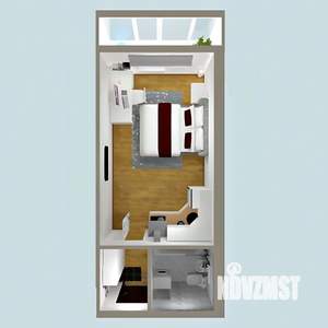 Студия квартира, вторичка, 26м2, 1/3 этаж