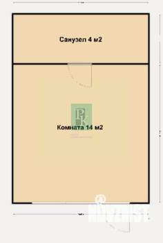 1-к квартира, вторичка, 16м2, 1/2 этаж