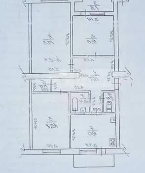3-к квартира, вторичка, 80м2, 2/6 этаж