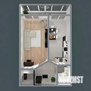 1-к квартира, вторичка, 47м2, 10/10 этаж