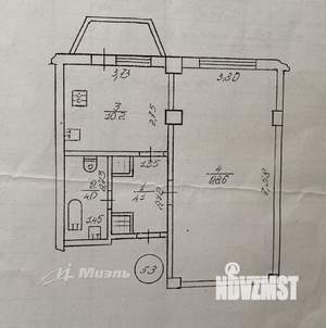 2-к квартира, вторичка, 48м2, 7/9 этаж