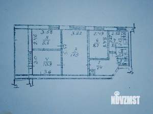 4-к квартира, вторичка, 63м2, 2/5 этаж