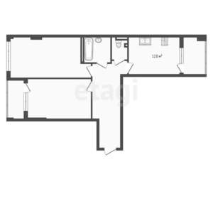 2-к квартира, вторичка, 74м2, 2/16 этаж