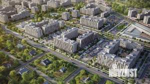 2-к квартира, строящийся дом, 79м2, 8/9 этаж
