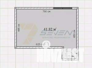 1-к квартира, вторичка, 41м2, 1/6 этаж