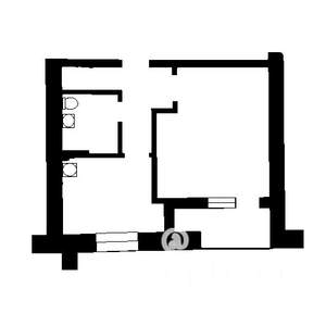 1-к квартира, вторичка, 26м2, 3/5 этаж