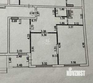2-к квартира, вторичка, 58м2, 1/7 этаж