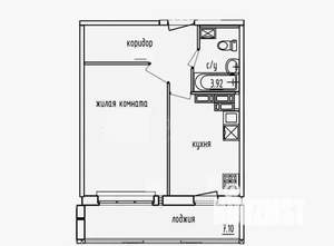 1-к квартира, вторичка, 36м2, 8/10 этаж