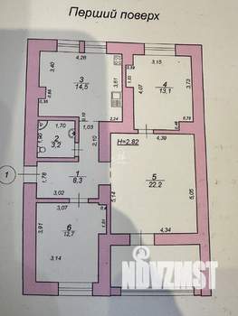 3-к квартира, вторичка, 79м2, 1/2 этаж