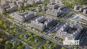 3-к квартира, строящийся дом, 100м2, 9/9 этаж