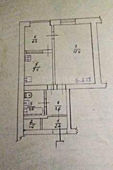 1-к квартира, вторичка, 48м2, 1/5 этаж