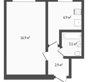 1-к квартира, вторичка, 30м2, 2/5 этаж