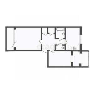 2-к квартира, вторичка, 55м2, 5/5 этаж