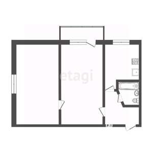 2-к квартира, вторичка, 42м2, 2/4 этаж