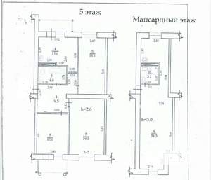 4-к квартира, вторичка, 114м2, 5/6 этаж