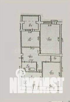 3-к квартира, вторичка, 67м2, 5/5 этаж