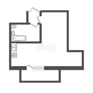 2-к квартира, вторичка, 42м2, 2/4 этаж