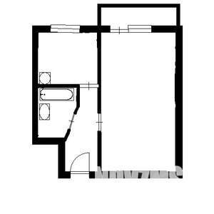 1-к квартира, вторичка, 30м2, 4/5 этаж