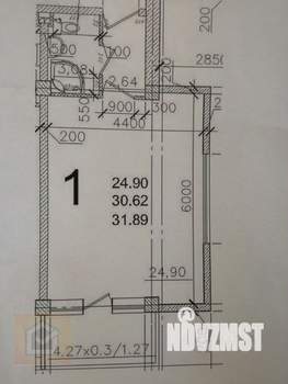 2-к квартира, вторичка, 32м2, 2/5 этаж
