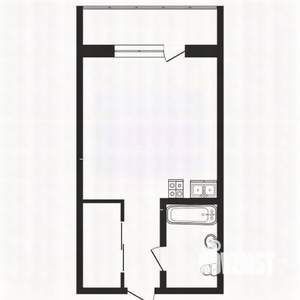 Студия квартира, вторичка, 20м2, 3/4 этаж