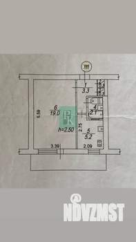 1-к квартира, вторичка, 30м2, 2/5 этаж