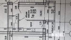 1-к квартира, вторичка, 34м2, 5/5 этаж