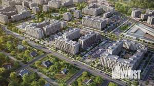 2-к квартира, строящийся дом, 61м2, 2/9 этаж