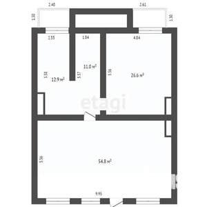 3-к квартира, вторичка, 105м2, 1/3 этаж