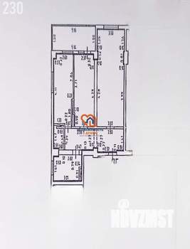 2-к квартира, вторичка, 66м2, 10/10 этаж