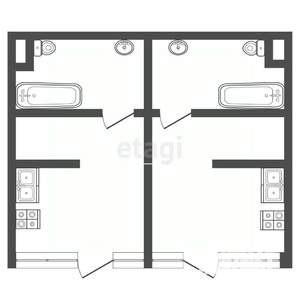 2-к квартира, вторичка, 80м2, 1/5 этаж