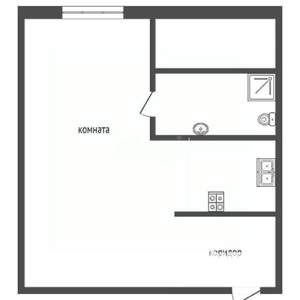 Студия квартира, вторичка, 33м2, 10/10 этаж