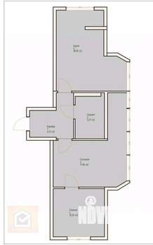2-к квартира, вторичка, 59м2, 7/12 этаж