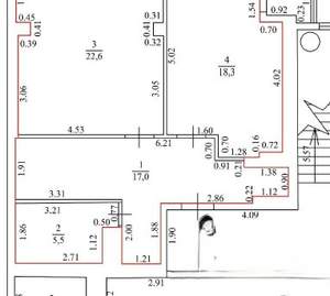 3-к квартира, вторичка, 129м2, 9/10 этаж