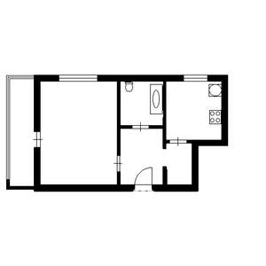 1-к квартира, вторичка, 32м2, 9/9 этаж