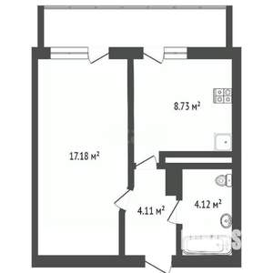 1-к квартира, вторичка, 36м2, 3/10 этаж