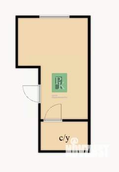 1-к квартира, вторичка, 14м2, 1/4 этаж