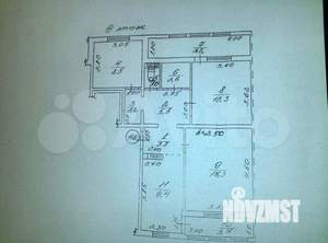 3-к квартира, вторичка, 63м2, 3/10 этаж