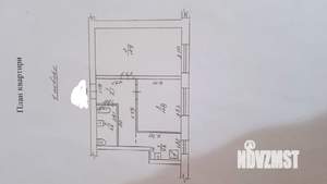 2-к квартира, вторичка, 44м2, 1/5 этаж