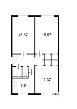 3-к квартира, вторичка, 63м2, 5/5 этаж