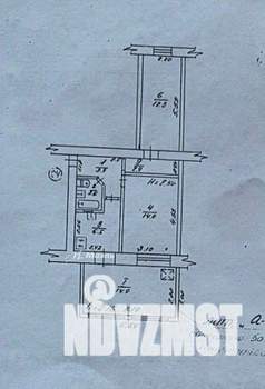 2-к квартира, вторичка, 57м2, 1/5 этаж
