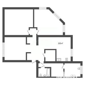 3-к квартира, вторичка, 103м2, 6/6 этаж